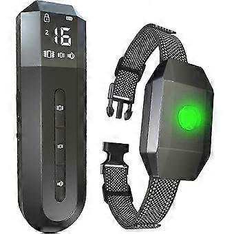 Gesetzkonformes Vibrationstrainingshalsband (2024), 2000 m Reichweite, wiederaufladbar mit 4 Modi