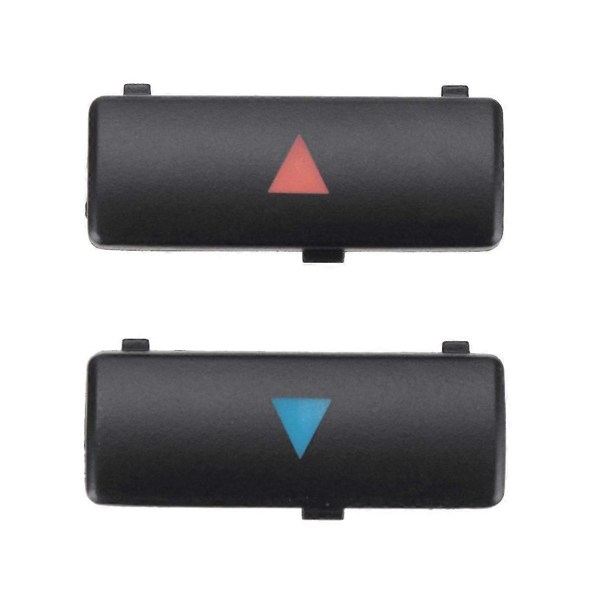 2pcs Car Air Conditioner A / C Temperature Control Panel Switch Button Key Cover For X5 E39 E53 525