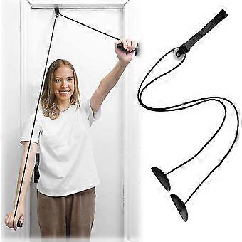 Newest Shoulder Pulley Over The Door Physical Therapy System, Exercise Pulley For Physical Therapy, Alleviate Shoulder Pain Fast