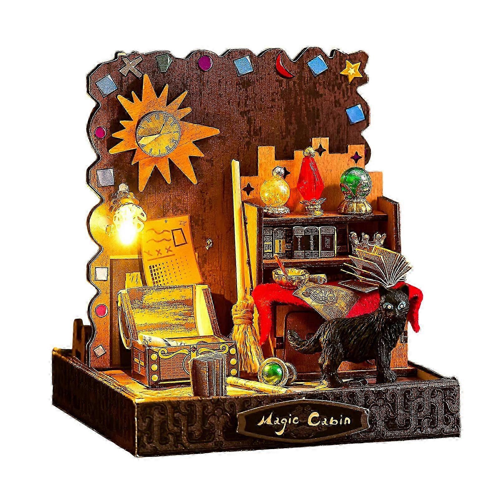 Wooden Classical Miniature House Kit