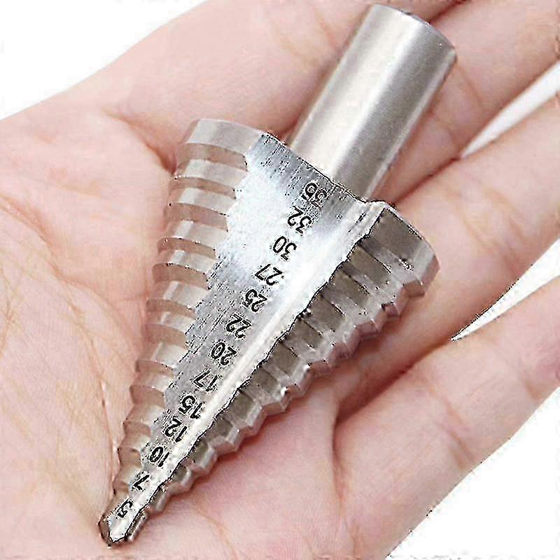 Triangular Shank Step Drill Titanium Plated Straight Flush 5-35mm 2025