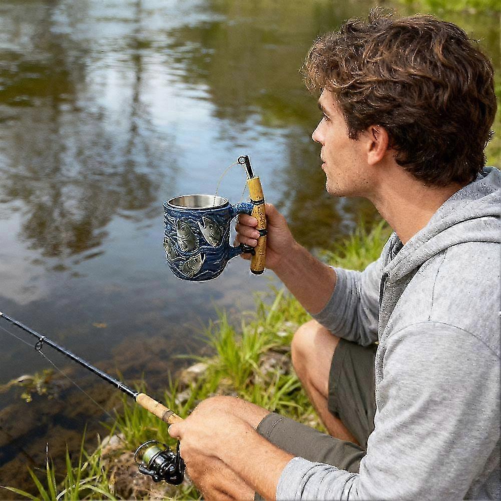 Fishing Rod Handle Ceramic Mug