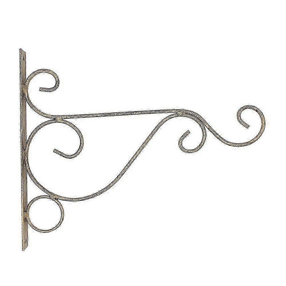 Flat-Back Iron Wall Hanger for Baskets