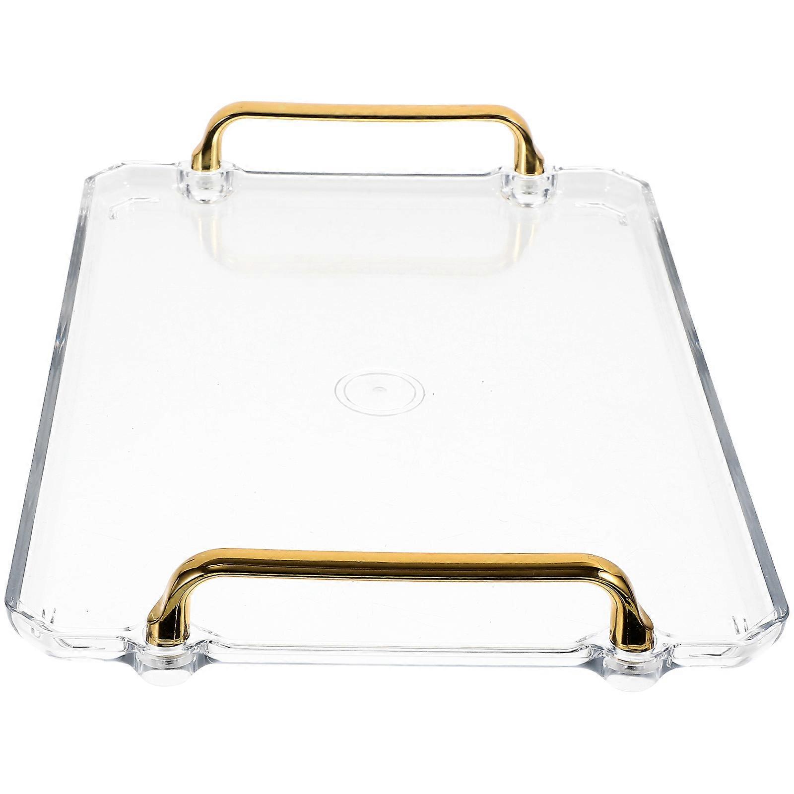 Desktop Serving Tray Rectangular for Storage 2Pcs Fruit Storage Plate