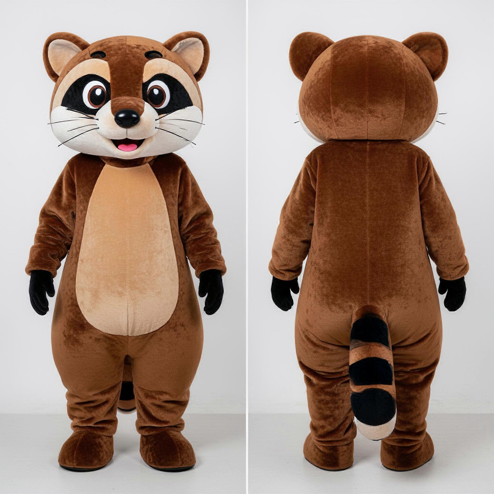 MASTICOT Warm Brown Rounded Civet Mascot