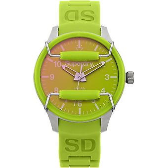 Superdry scuba midi solar reloj para Mujer Analógico de Cuarzo con brazalete de Silicona SYL125PN