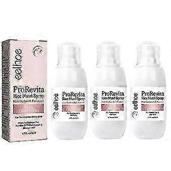 3X Zephta H-Regrow 2.0, Zephta Hair Regrowth, Prorevita Rice Nutri Spray, para Cabelos - Novidade S07