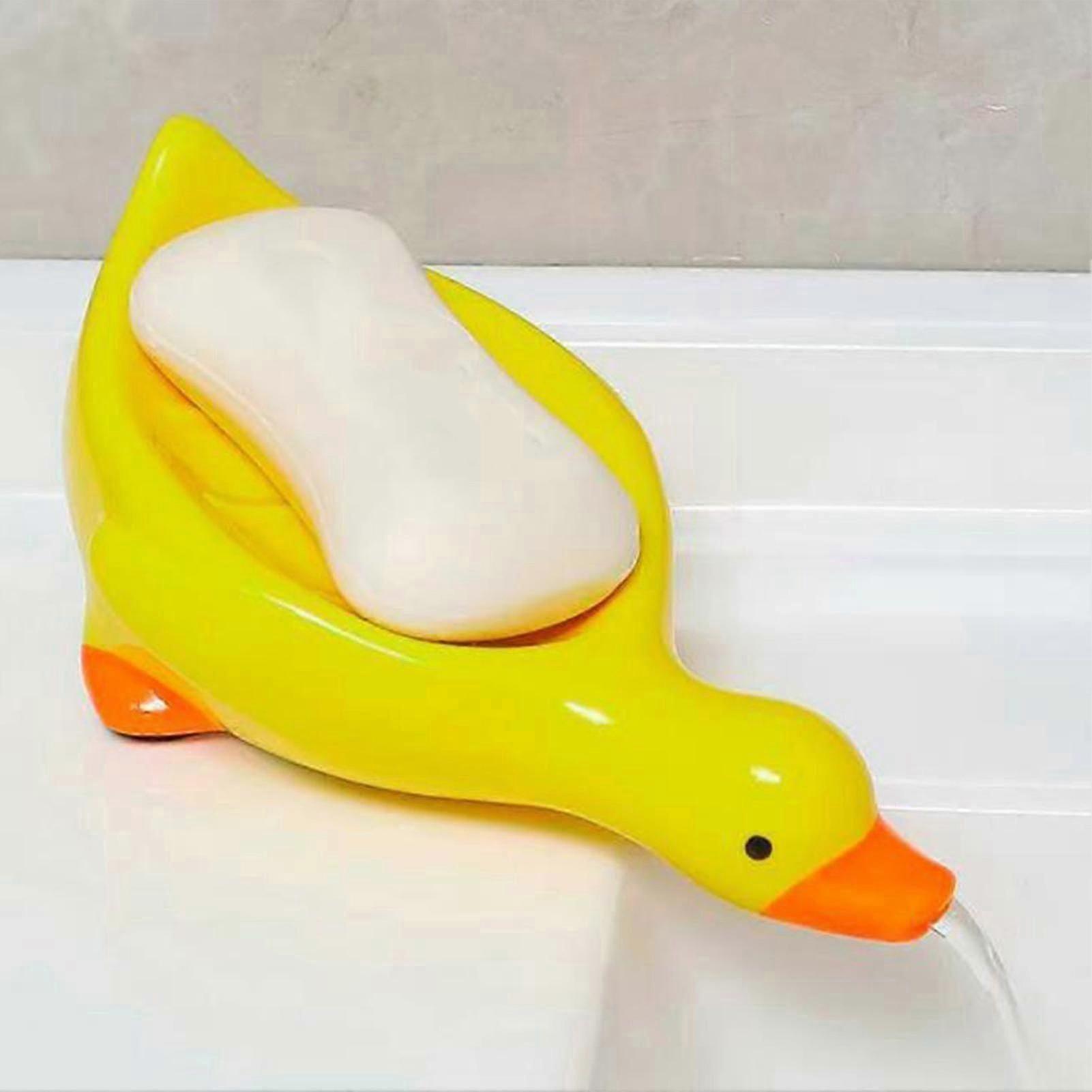Duck Design Drainable Non-Slip Soap Dish