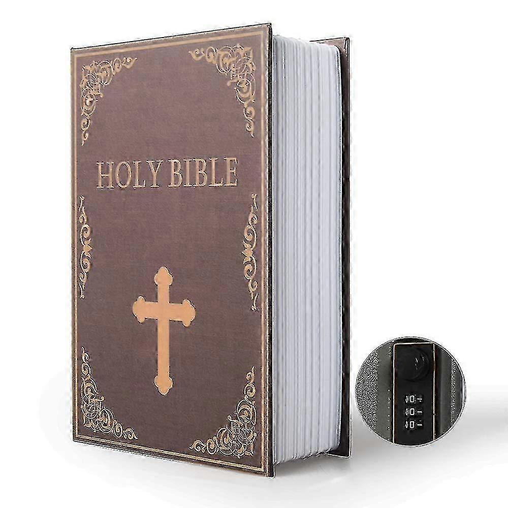 diversion book storage box secret dictionary safe with security combination lock/key hidden