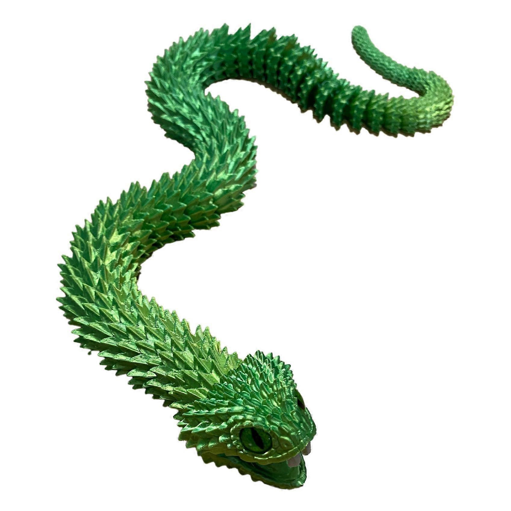 Retractable-Teeth Viper Puppet With Flexible Joints