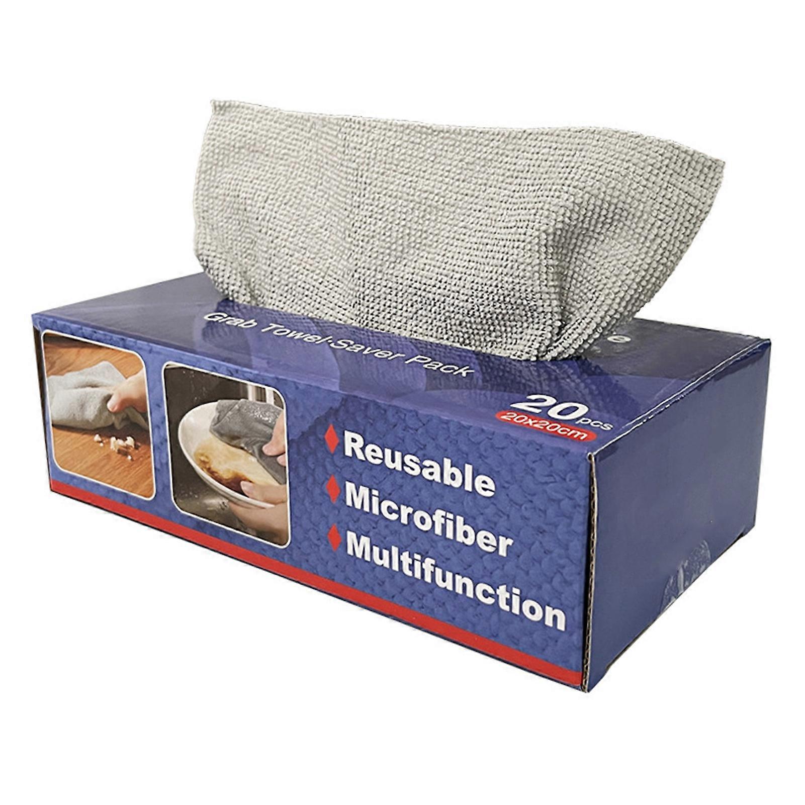 Disposable Microfiber Rags with Dispenser Box