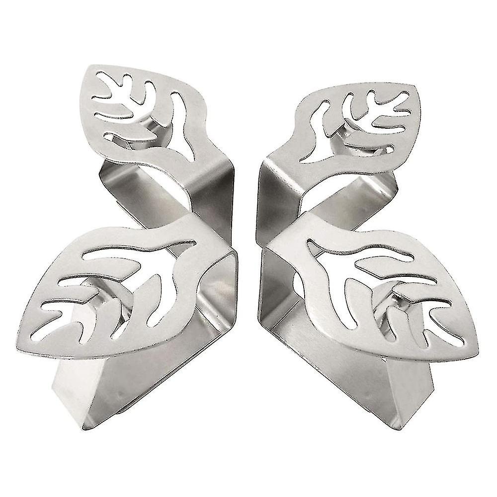 4pcs Stainless Steel Table Cloth Clips Thickened Strong Tablecloth