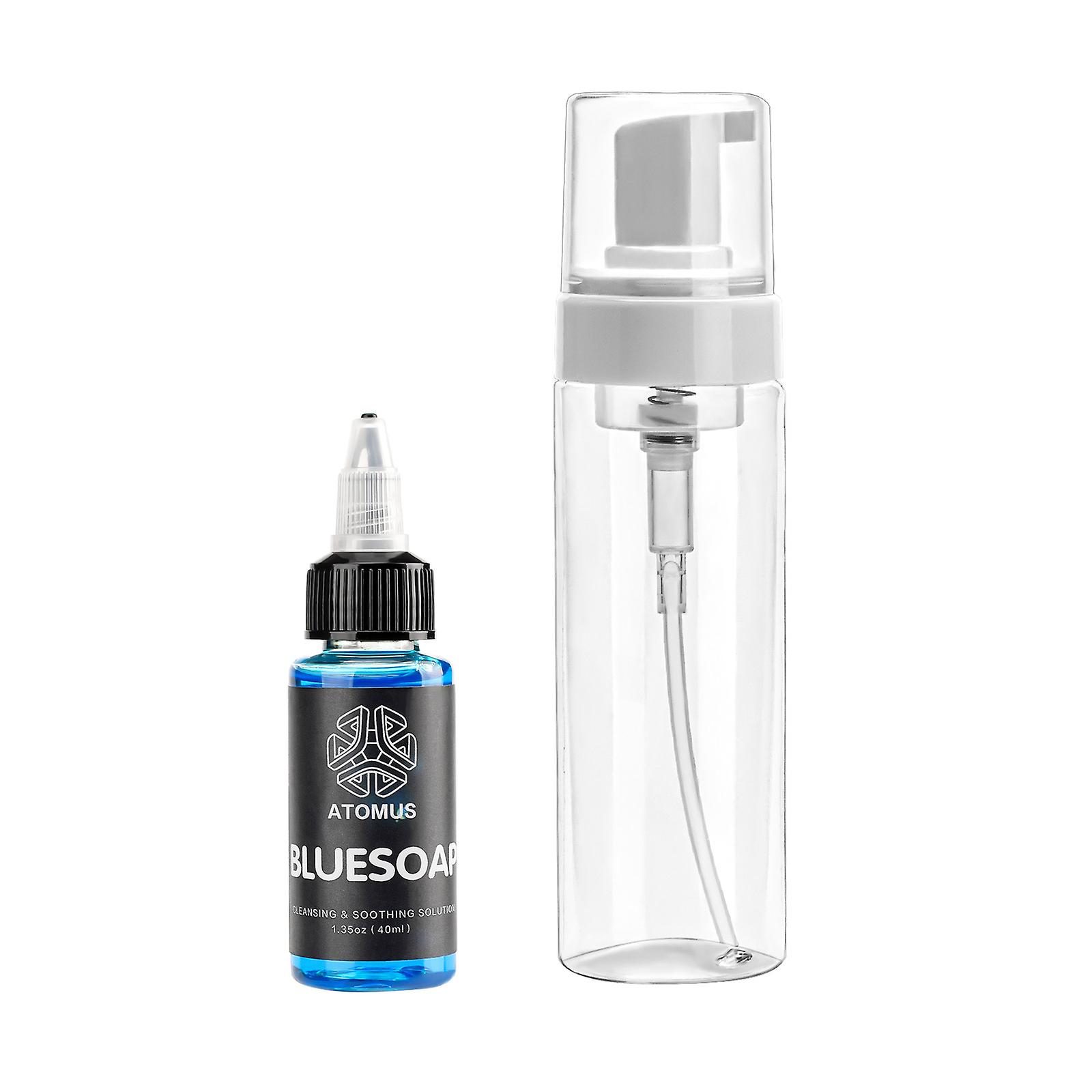 40ml Tattoo Blue Soap 200ml Foaming Bottle Skin Relaxing Solution