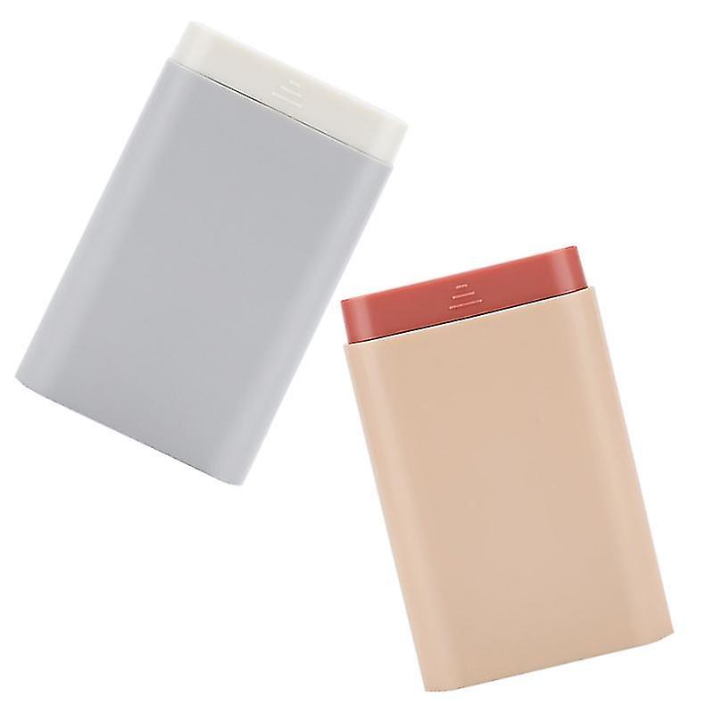 9.5X6.5cm Assorted Color Pillboxes 2pcs Portable Mini Medicines Box Removable 6 Slots Boxes Pills Tr