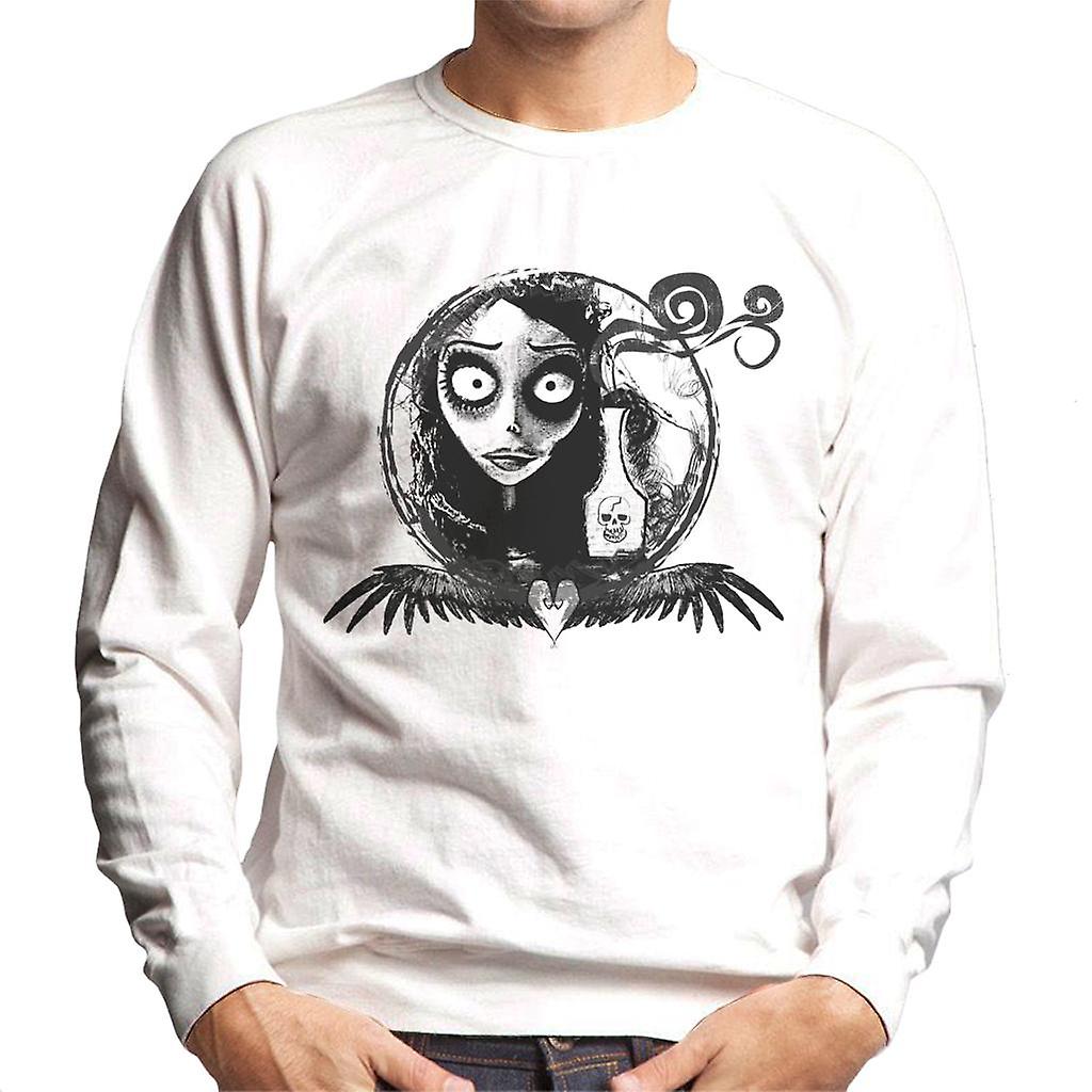 Corpse Bride Emily Looking In The Mirror Men's Sweatshirt