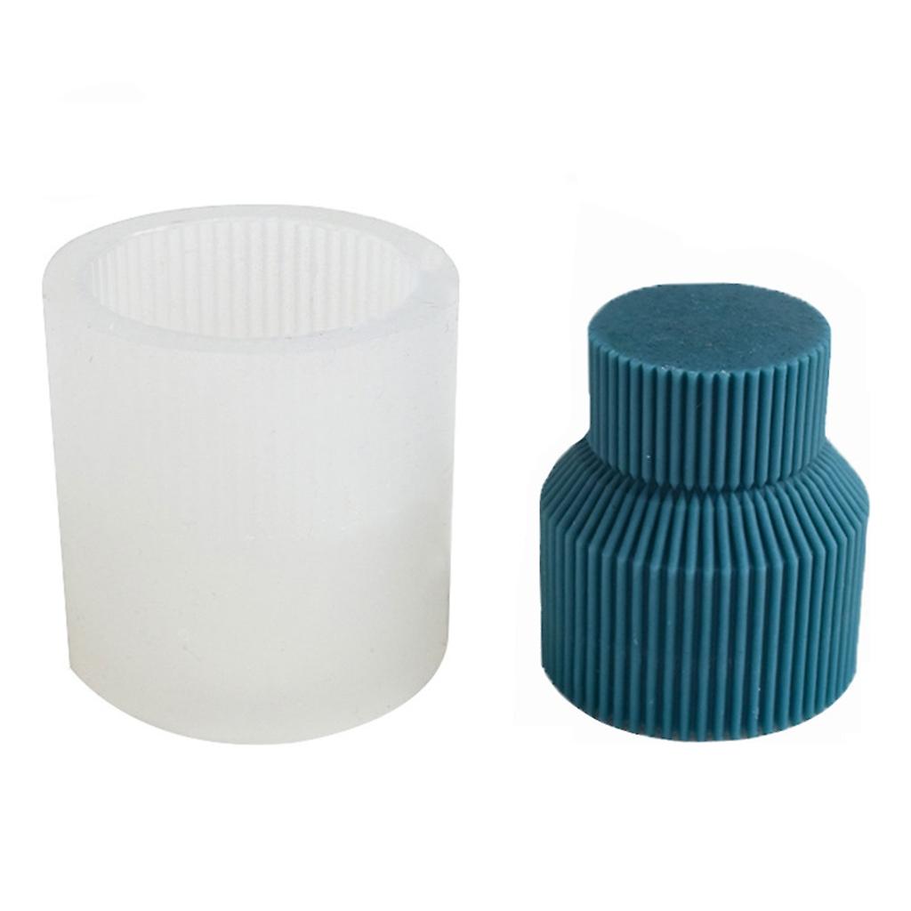Unique Column Shape Candle Mold DIY Aromatherapys Silicone Molds Handmade