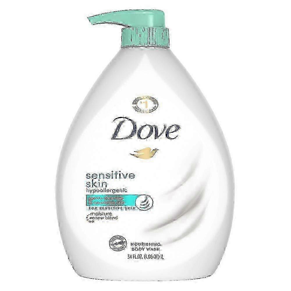 Dove Body Wash, Sensitive Skin, 34 Oz