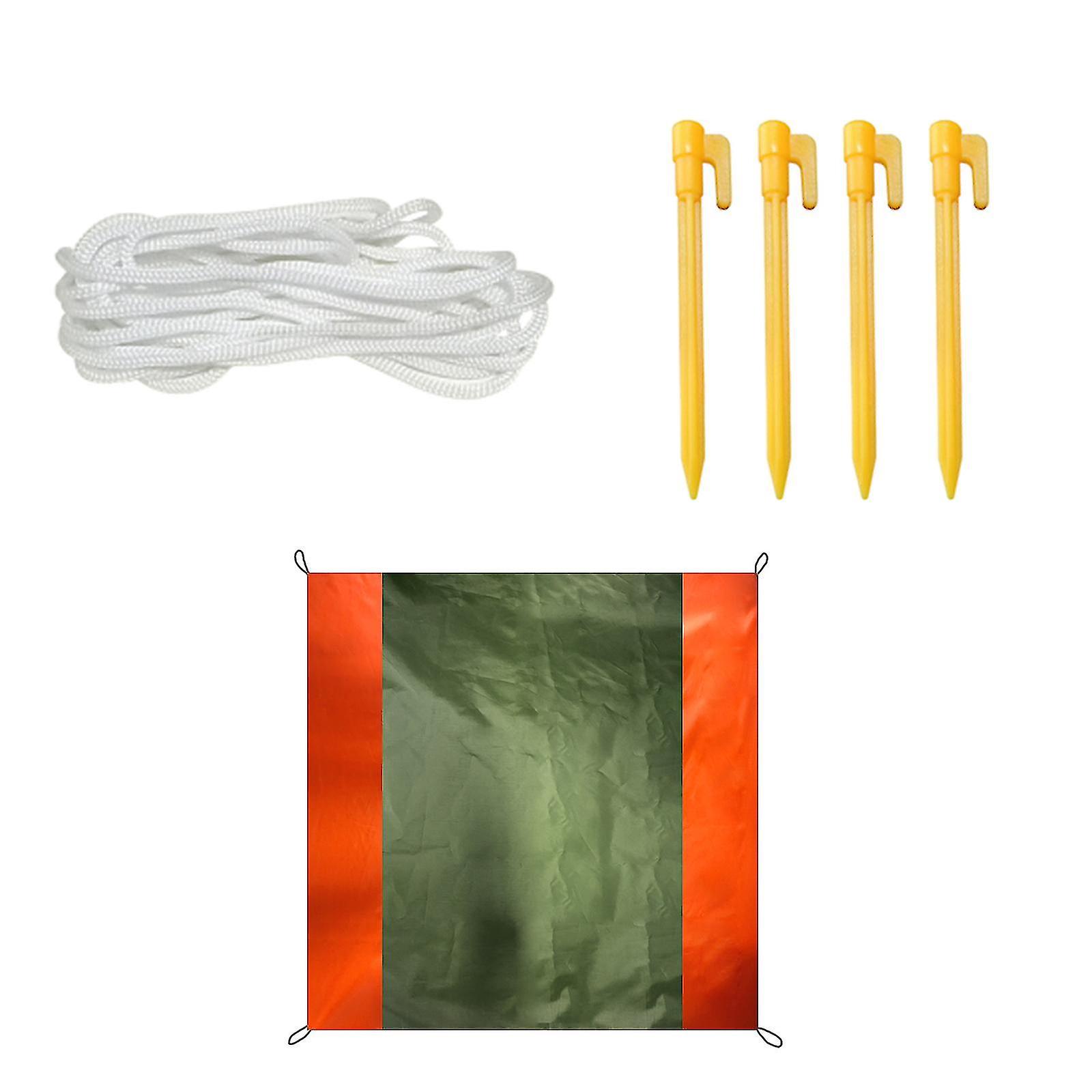 Beach Blanket Waterproof Picnic Blanket Beach Mat With 4 Fixed Nails Foldable Portable Camping Blanket