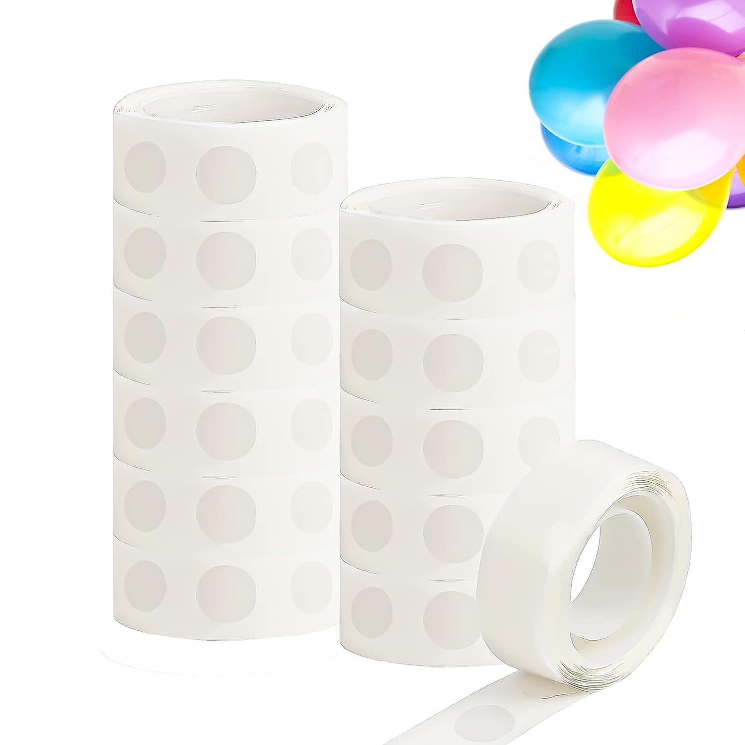 Glue Dots For Balloons,1200 Pieces Balloon Arch Tape Sticky Dots Double Sided Glue Dots For Crafting10mm
