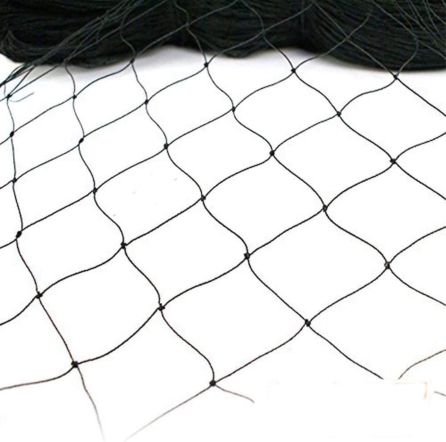 Bird netting - Bird mesh - Bird Net - Anti Bird Net - Garden net - aviary mesh - 15 * 7.5 m - black - nylon - No knots - Mesh size 2.5*2.5 cm