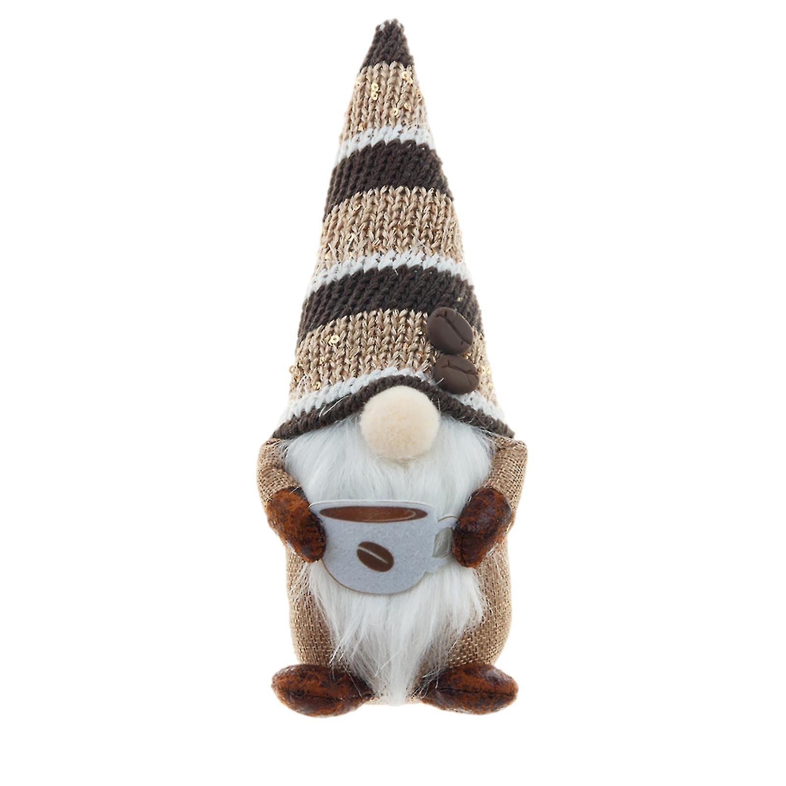 Coffee Dwarf Plush Decoration Coffee Table Coffee Bar Dwarf Decoration Elf Dwarf Family Office Decoration Plush Doll