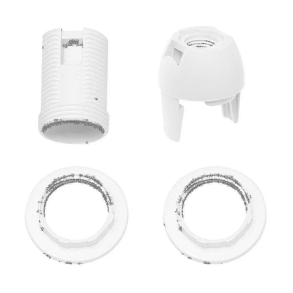 Plastic Shell Screw Type E14 Bulb Light Lamp Holder Socket Ac 250v 2a