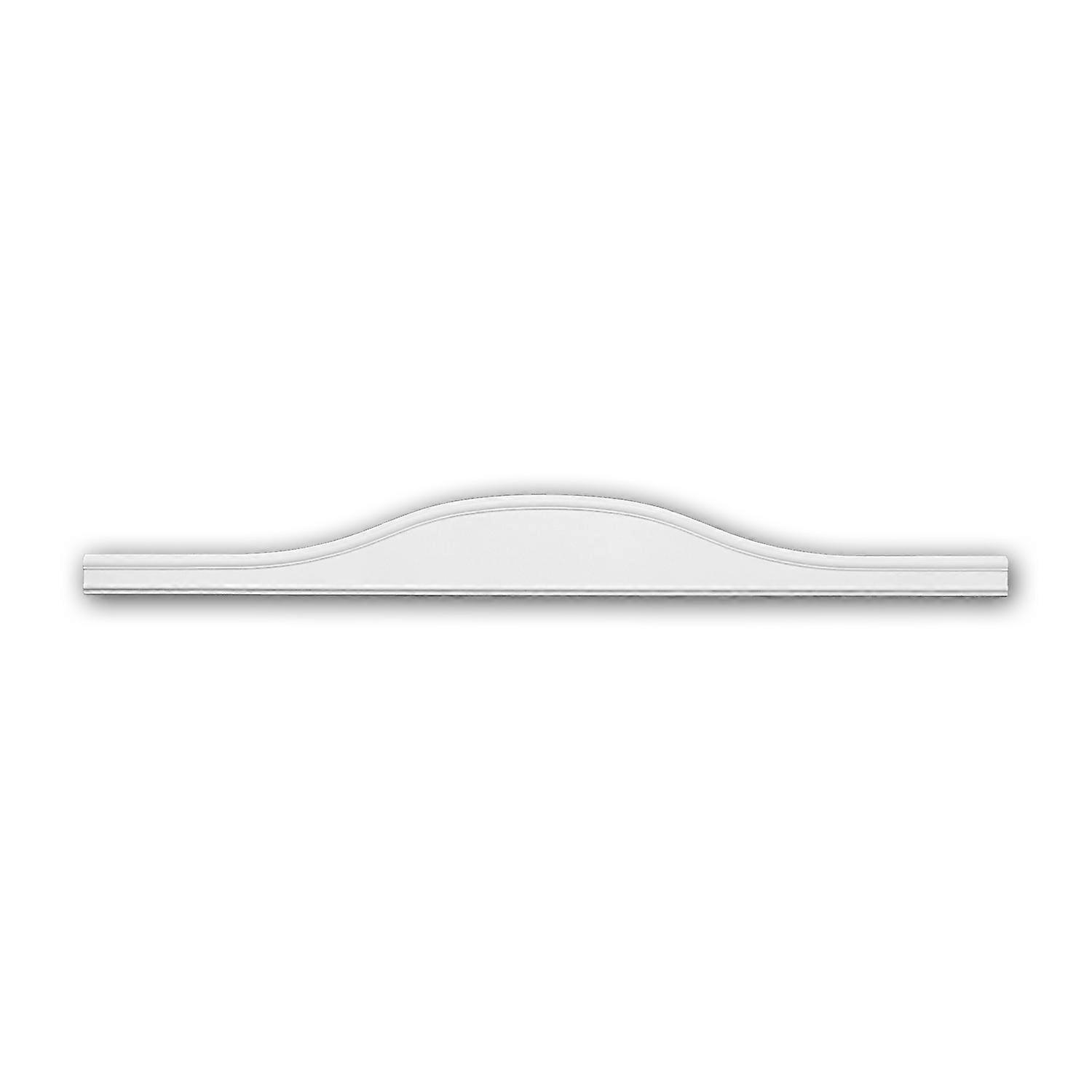 e-Delux GmbH 1 x Fronton 154004 Profhome blanc Mousse de polyuréthane rigide prétraité léger, solide, indéformable