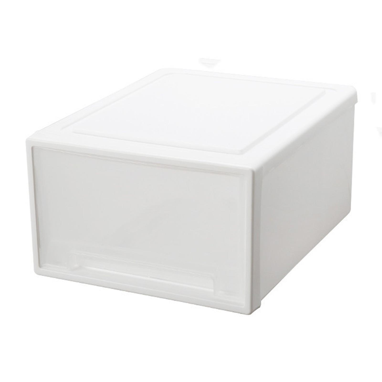 Transparent Stackable Desktop Storage Box Wardrobe Large Capacity Storage Drawer For All In One Drawer Supplies