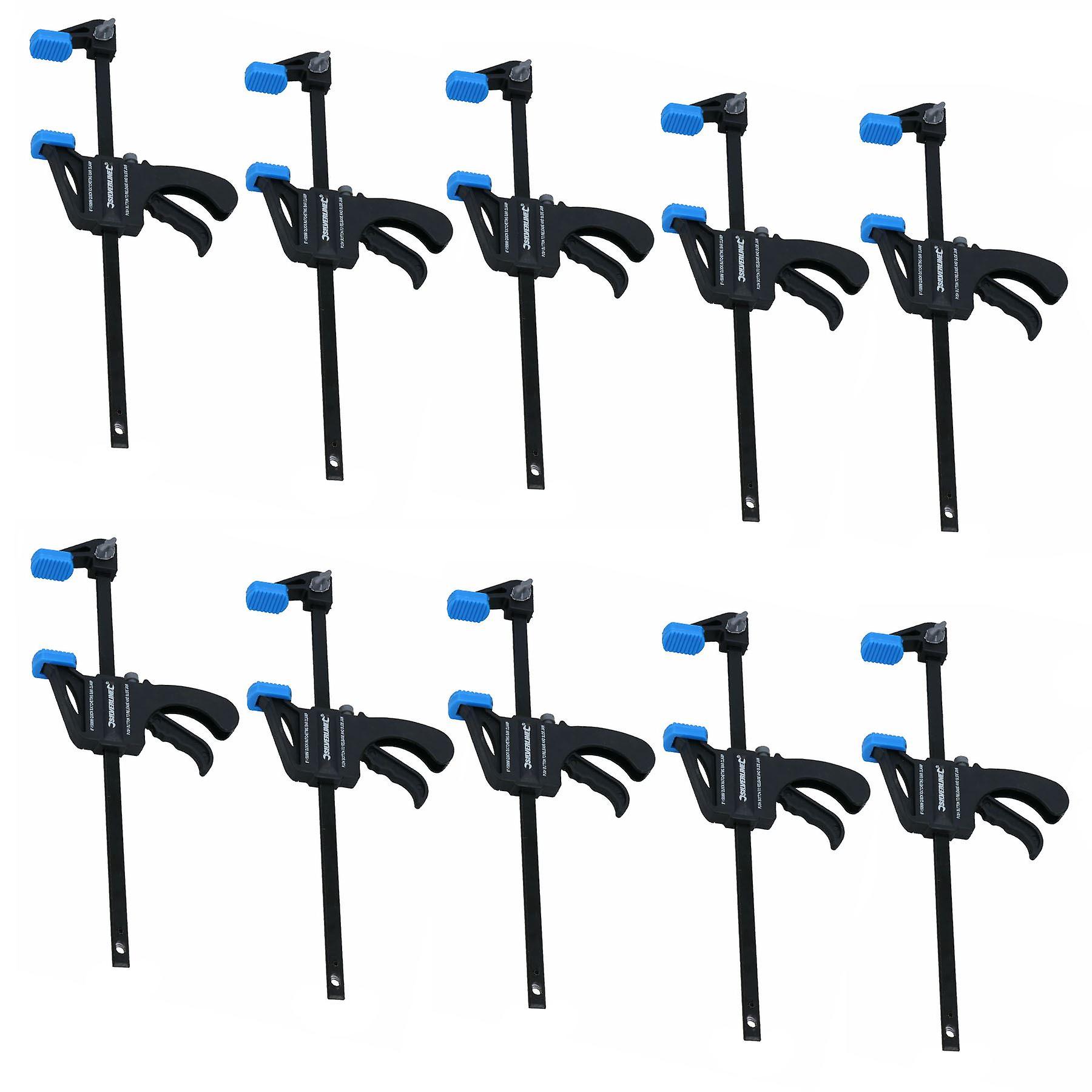 10 x 150mm (6in) Mini Quick Release Ratchet Speed Clamp Spreader Bar Grip
