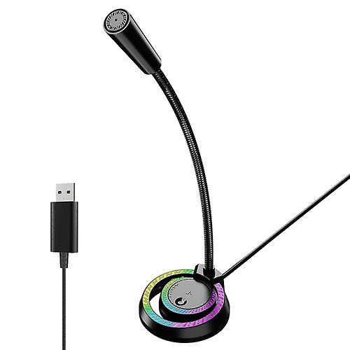 Rgb Lighting Effect Computer Desktop Microphone