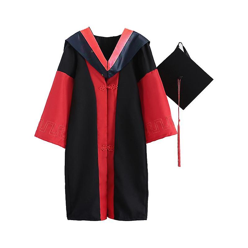 1 Set Graduation Uniform Anti-deformed Breathable Polyester Elegant Festive Academic Uniform for Uni