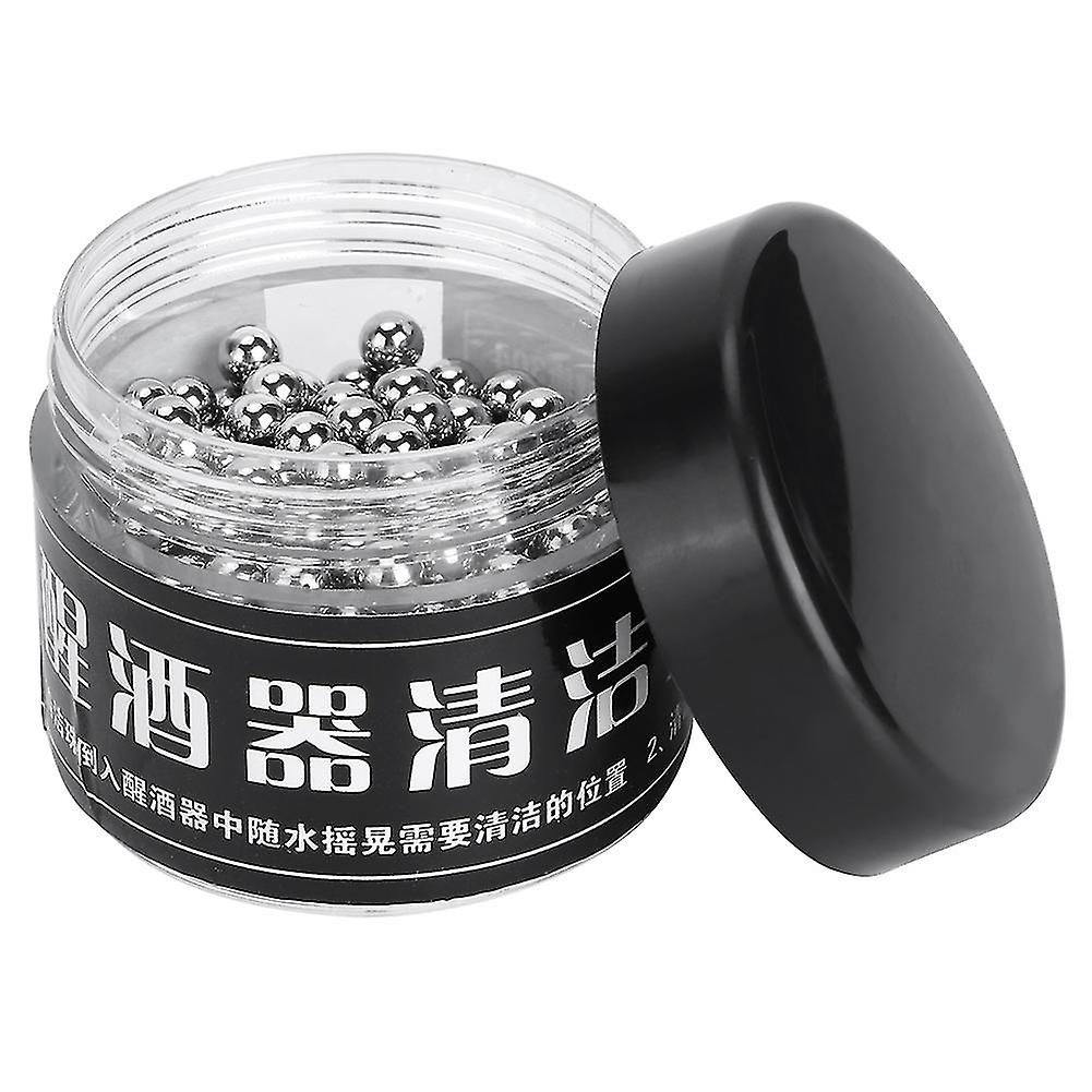 304 Stainless Steel Cleaning Beads Decanter Cleaner 4mm 300 Pieces Durable Polishing Beads for Glassware Cleaning Easy to Us