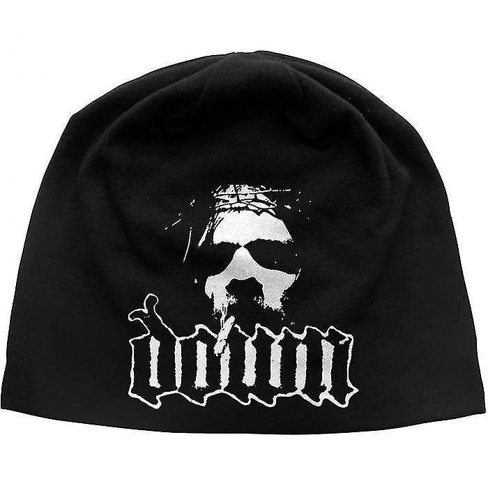 Down Unisex Adult Face Logo Beanie
