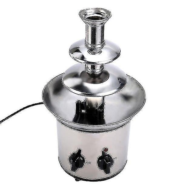 Chocolate Fountain Machine 3 Layer Melting Tower Waterfall Melt Machine Activity Party Stainless Steel Chocolate Bowl