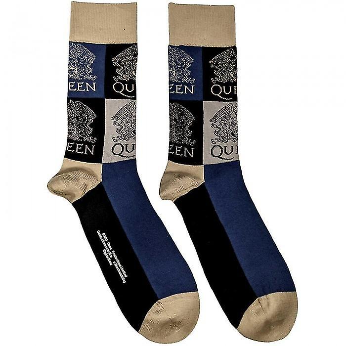 Queen Unisex Adult Block Logo Socks