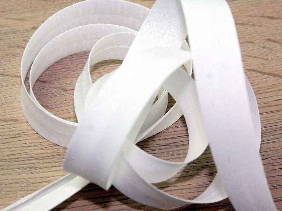 20mm Prym Cotton Bias Binding Tape 3.5m White - each