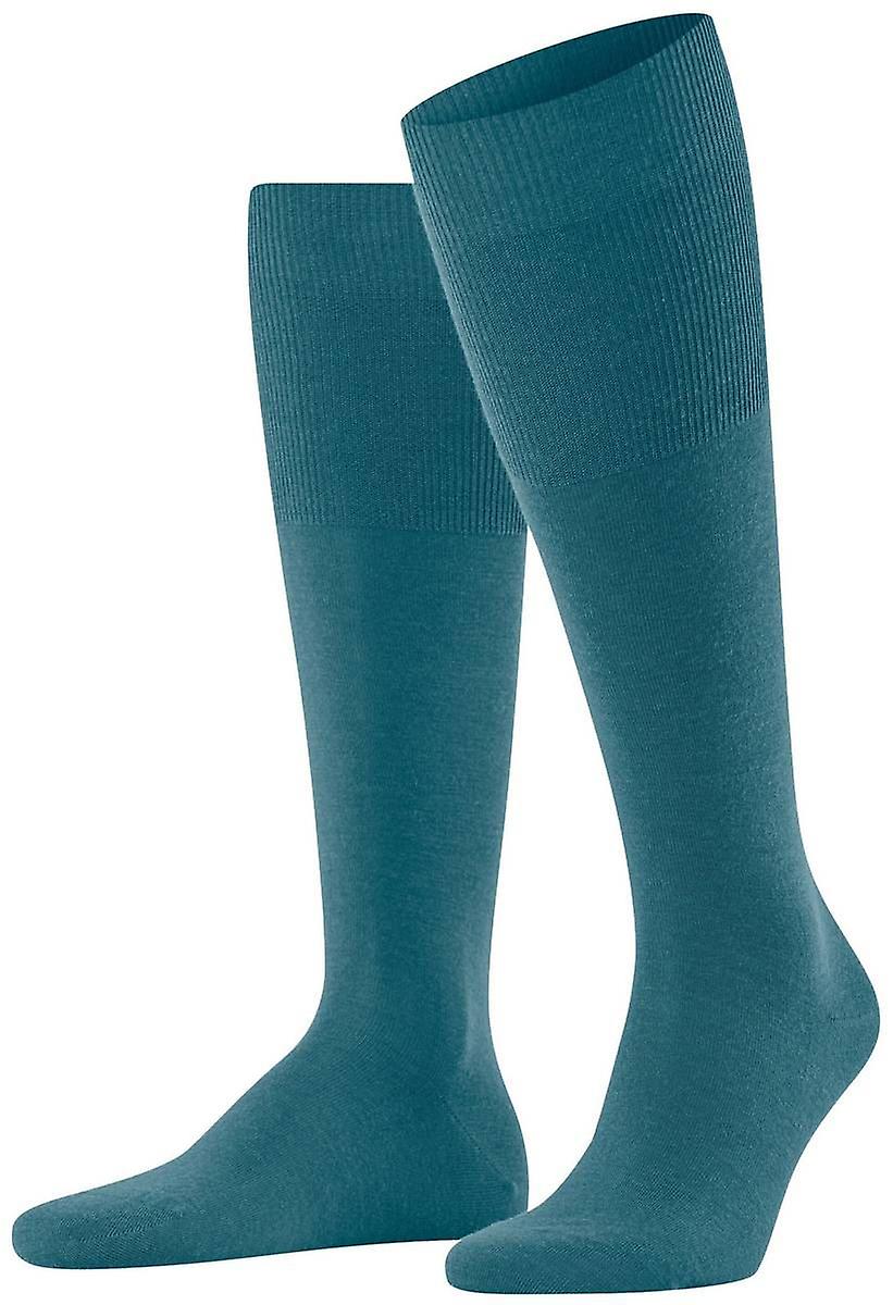 Falke Airport Knee High Socks - Peacock Blue