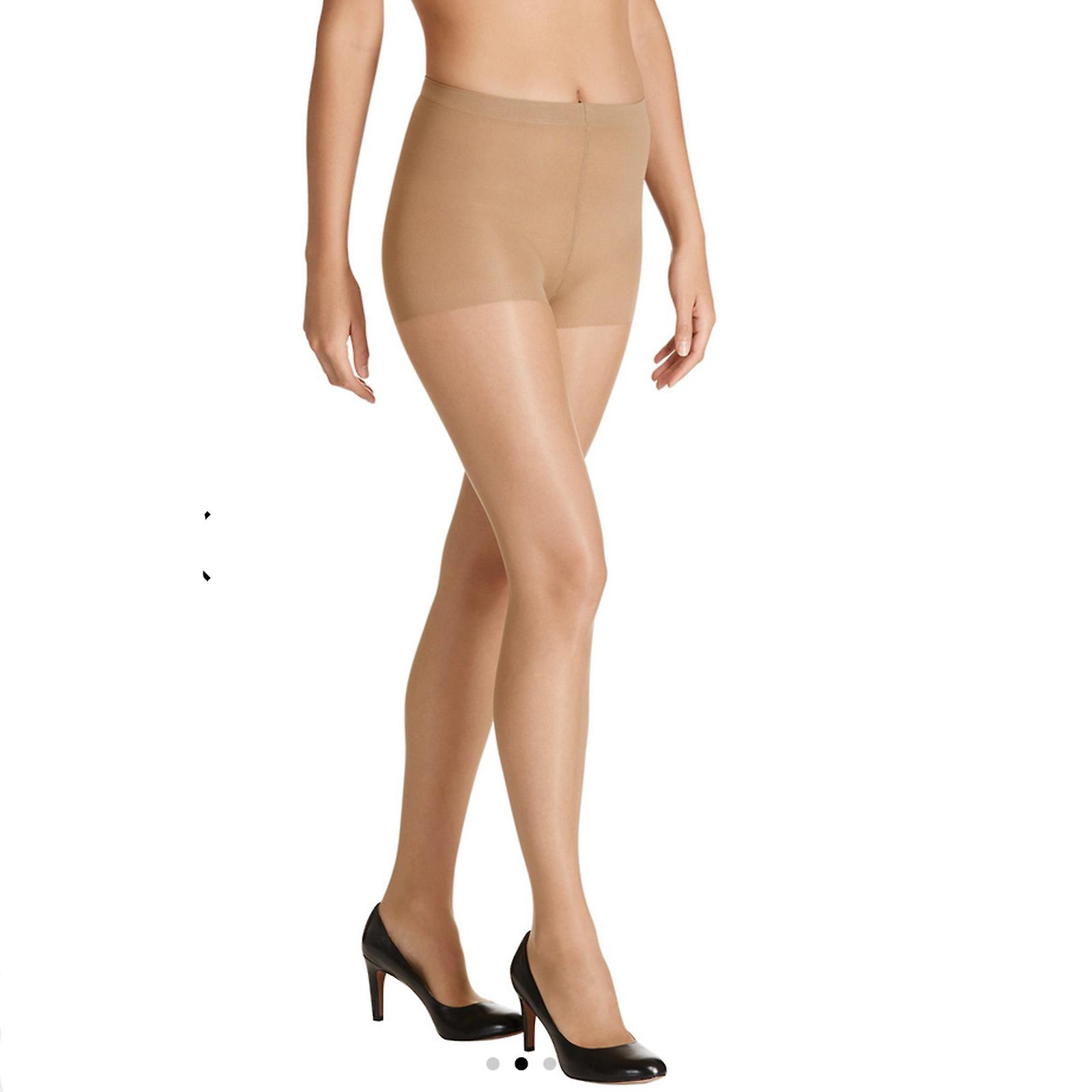 Voodoo Shine Firm Control Sheers 15 Denier 3 Pack In Brazillian Size: Tall