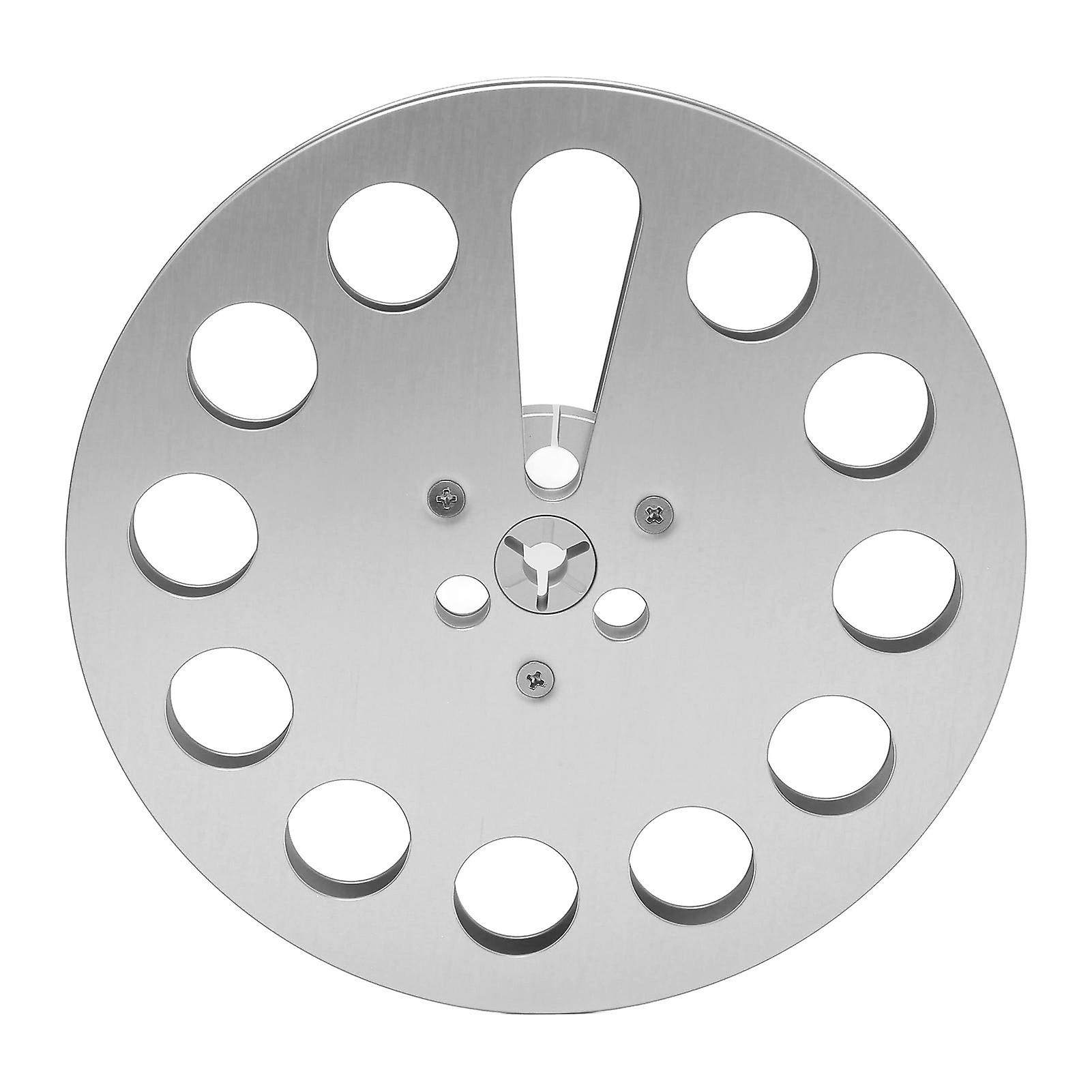 1/4 7 Inch Takeup Reel Universal 11 Holes Wind Resistance Holes Empty Tape Reel for Recording Silver
