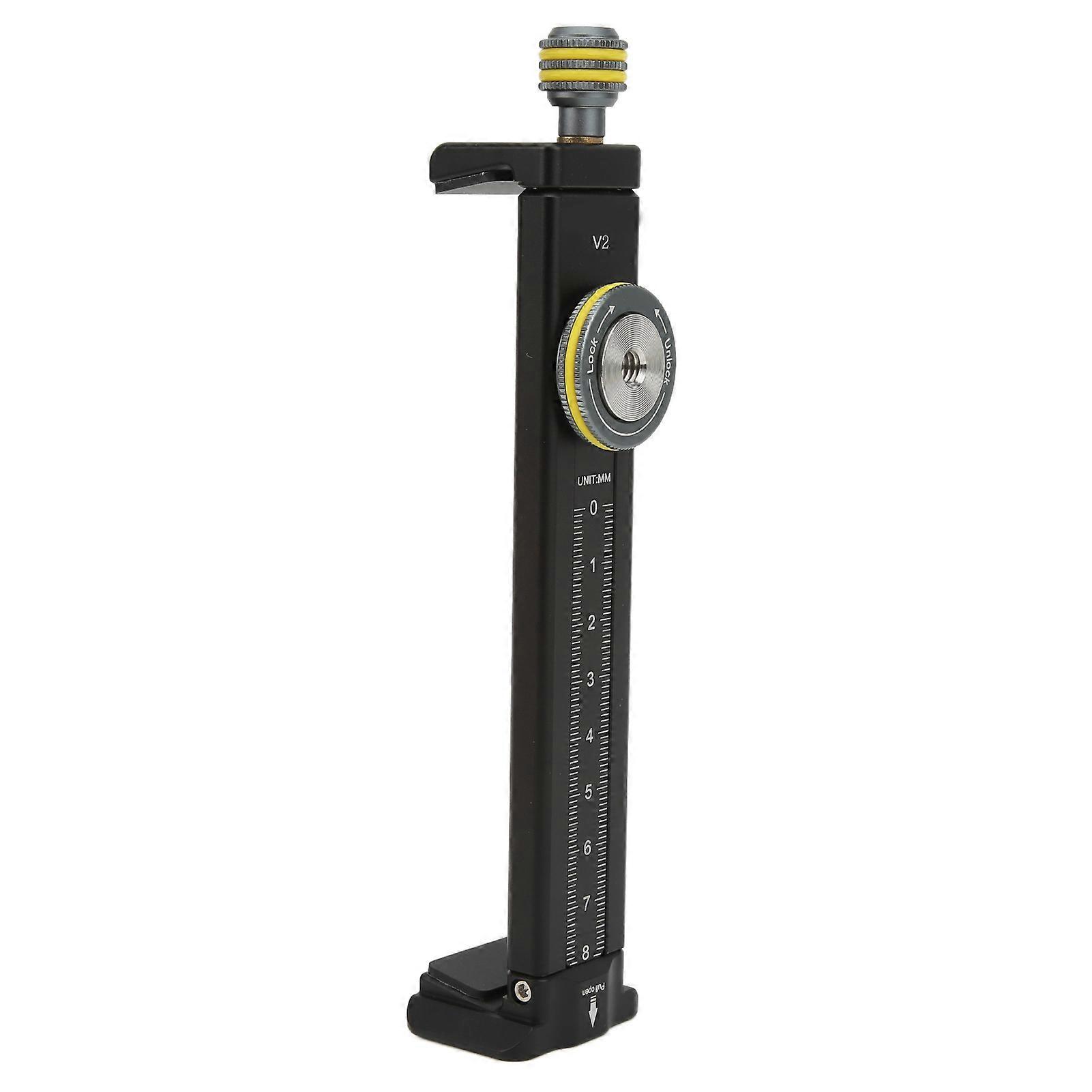 Aluminum Tablet Holder Tripod Mount Adapter Universal Tablet Clamp with Cold Shoe Mount and 1/4 Inch Screw for IOS Pad