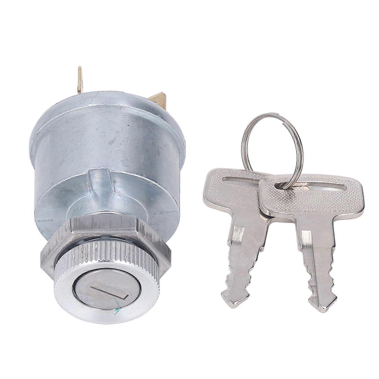 4Pin Ignition Key Switch High Performance Replacement for E‑Z‑GO Gas Or Electric Golf Cart 1981 Onwards