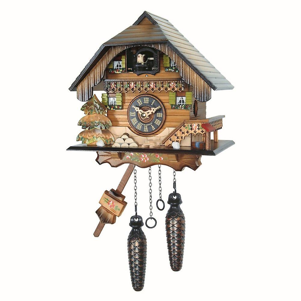 Engstler - 425 Q - Cuckoo Clock - Quartz - Walnut