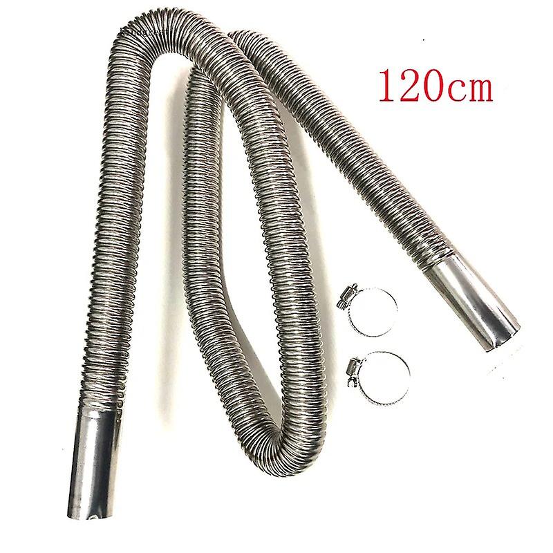 60/100/120/150/200/250/300 ס"מ משאית רכב ואן דיזל מחמם חניה אוויר צינור פליטה נירוסטה צינור אוורור גז ~ 45917