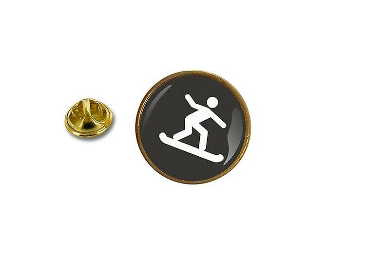 pine pine pine badge pin-apos;s metal with butterfly claw snowboard snow