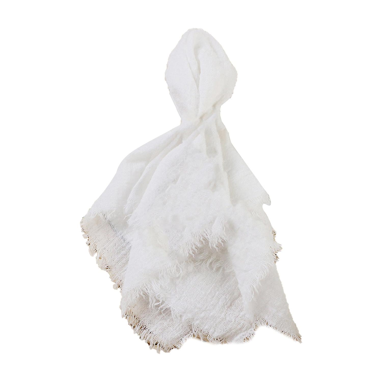 Set de table en coton décoratif lavable doux réutilisable salle à manger rustique gaze mouchoir torchon pour cadeau