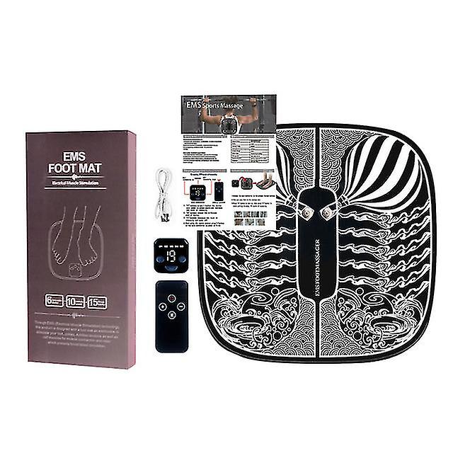 Smart Electric Ems Foot Massager Relieve Ache Pain Leg Relaxation Blood Circulation Vibration Pulse Physiotherapy Foot Massager