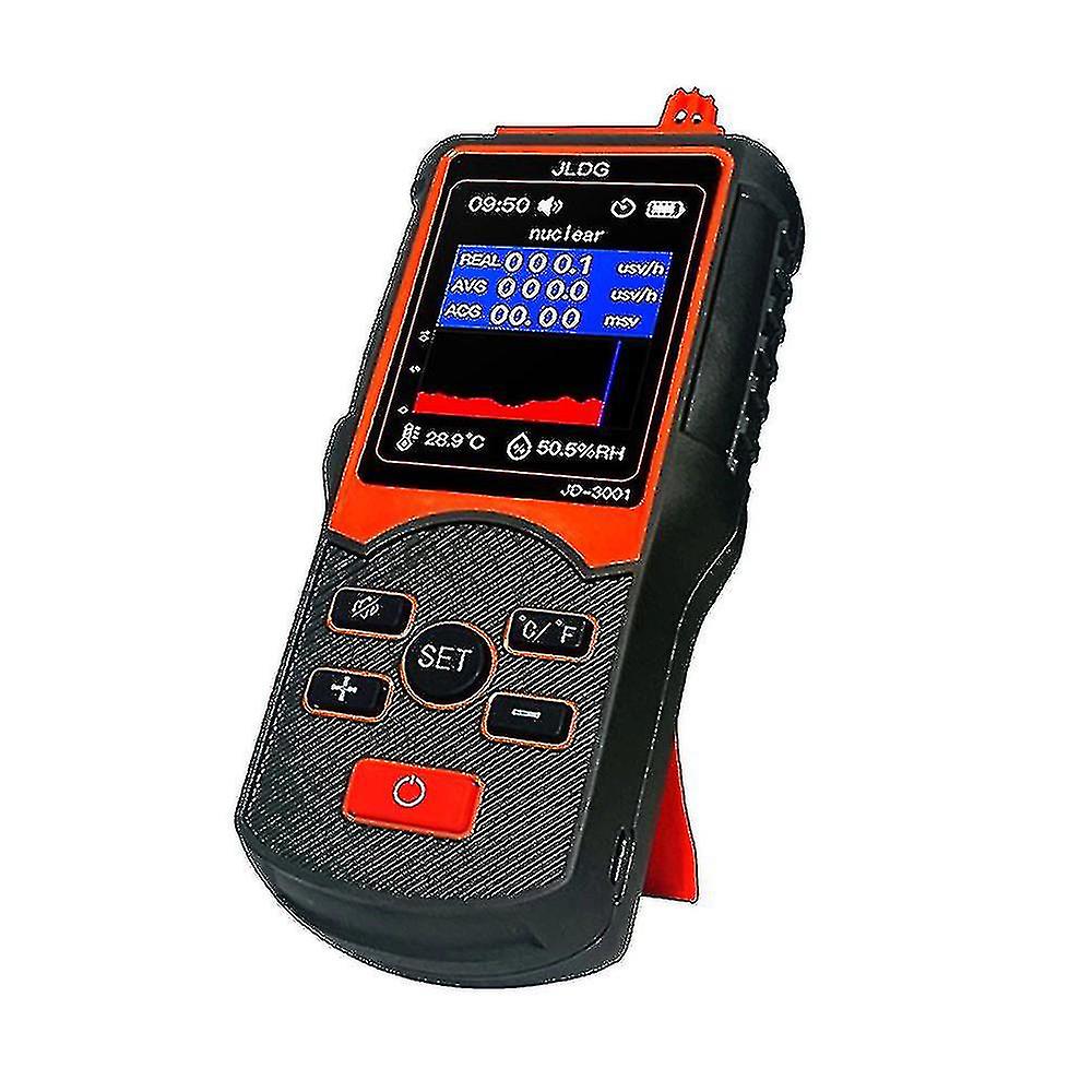 Jd-3001 Radiation Dosimeter Geiger Counter Nuclear Electromagnetic Radiation Detector Meter Temperature