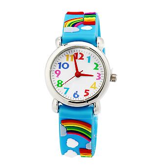 SUJI Kids Watch for Boys Girls, Toddler Watch Digital Analog Wrist Waterproof Watches with 3D Cute Cartoon Silicone Band, for 3-10 Years Old Childrens