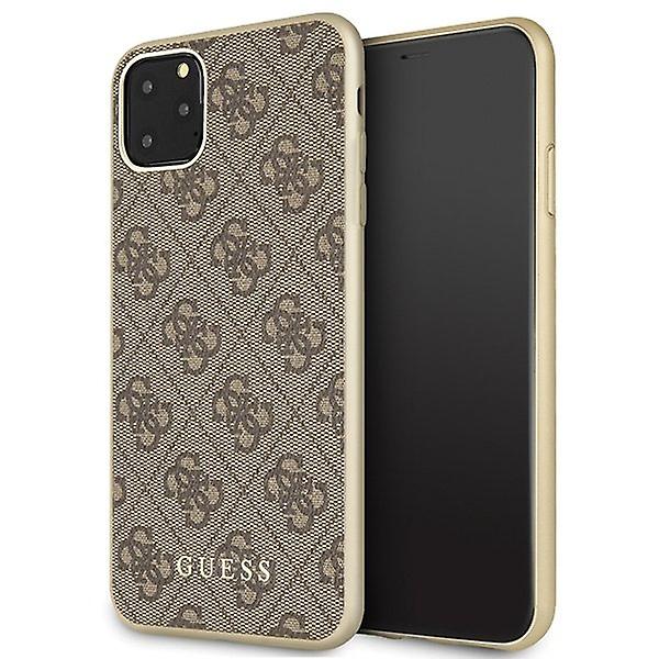 Guess iPhone 11 Pro Max hardcase case- brown