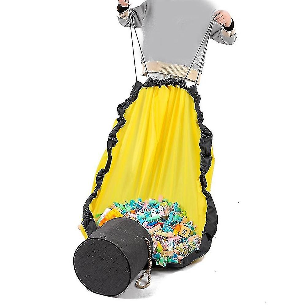 Toy storage basket and play mat